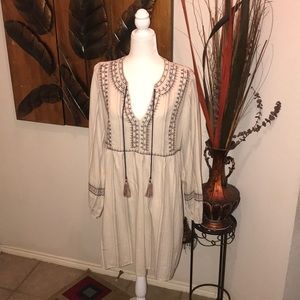 L/S Embroidered Dress